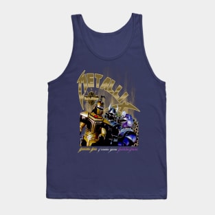 Metallix.. Chromium Gold, Titanium Silver, Platinum Purple Tank Top